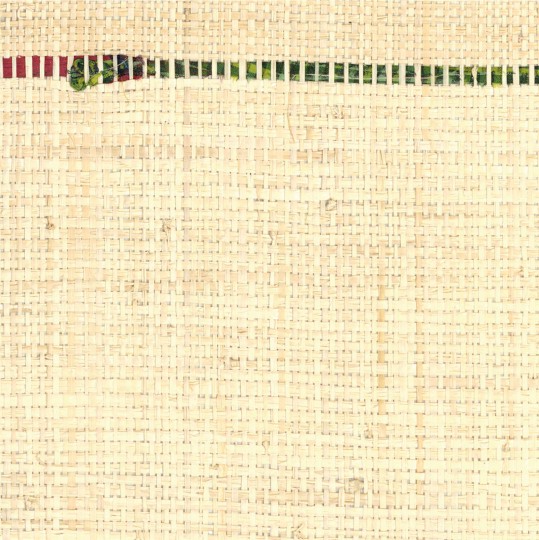 Elitis RM 979 10 Raw Raffia Tsarabanjina – tapeta tkana z rafii i wstążek jedwabnych