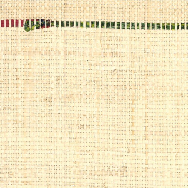 Elitis RM 979 10 Raw Raffia Tsarabanjina – tapeta tkana z rafii i wstążek jedwabnych