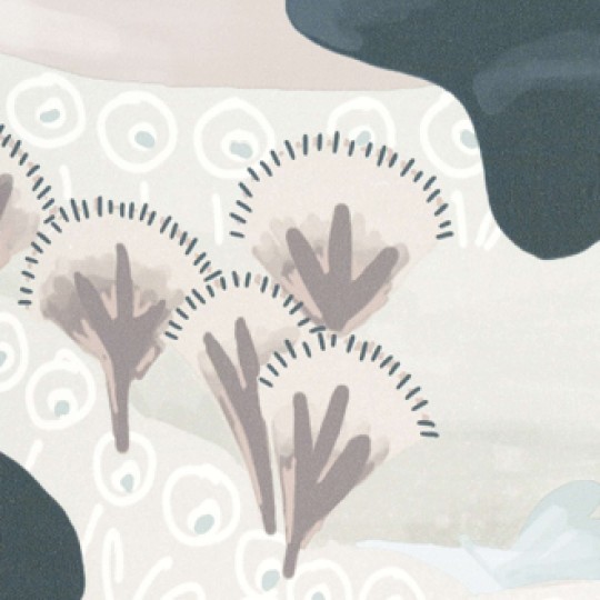 Elitis TP 323 01 Les petites histoires Rêves de Manille - tapeta w góry