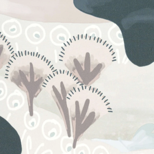 Elitis TP 323 01 Les petites histoires Rêves de Manille - tapeta w góry