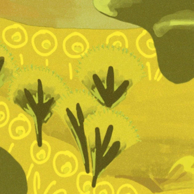 Elitis TP 323 03 Les petites histoires Rêves de Manille - tapeta w góry