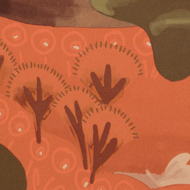 Elitis TP 323 04 Les petites histoires Rêves de Manille - tapeta w góry