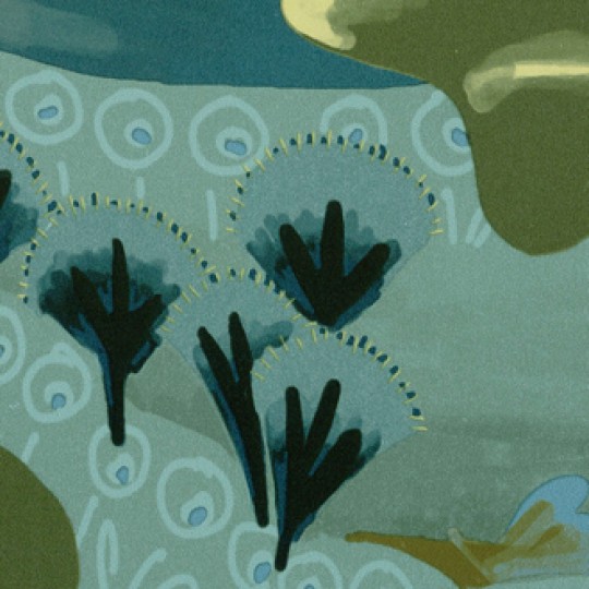 Elitis TP 323 06 Les petites histoires Rêves de Manille - tapeta w góry