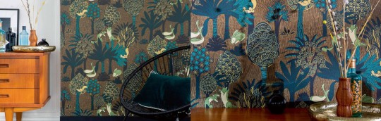 Elitis TP 324 02 Les petites histoires Renard & Co - tapeta w zwierzęta