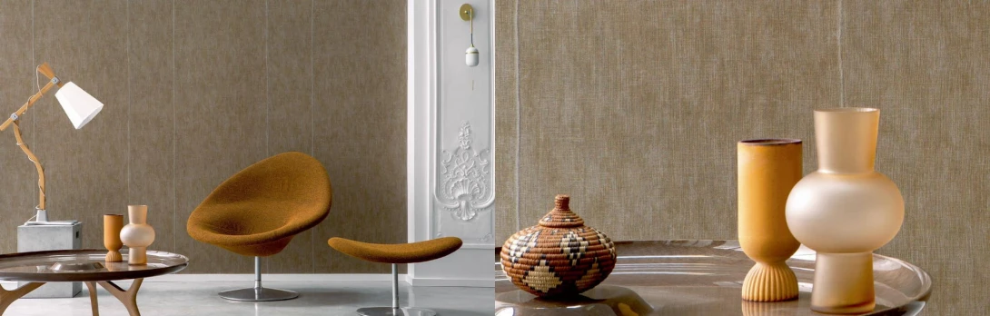 Elitis VP 920 05 Volver Corinthe - tapeta imitująca płótno