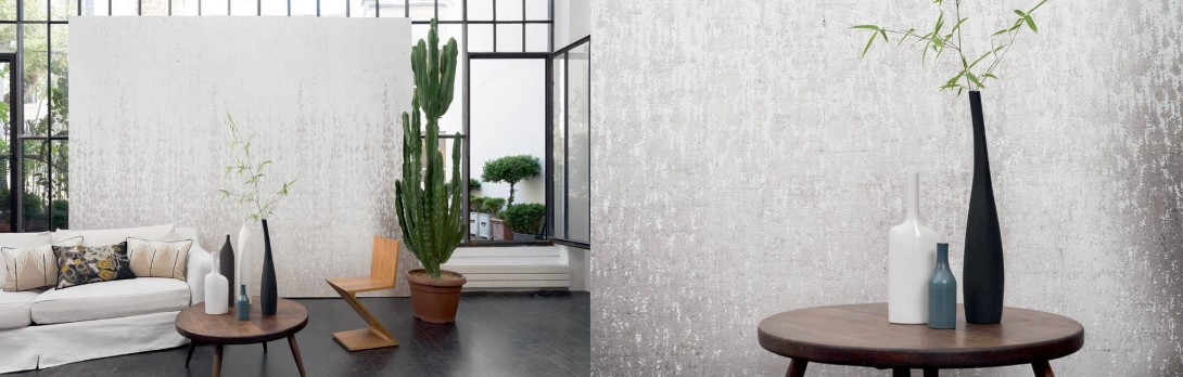 Elitis RM 989 01 Essence De Liege Champagne - mural geometryczny