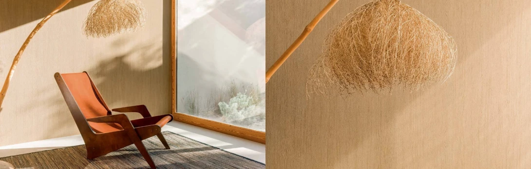 Elitis VP 936 70 Bois sculpté Gouge - tapeta imitująca drewno