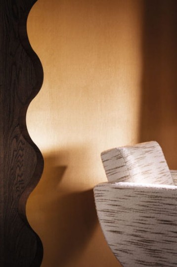 Casamance 71050408 Mellow Hestia Noir de lune - gładka czarna tapeta