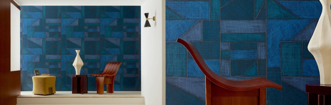 Elitis VP 944 03 La caravane Kungbo - tapeta geometryczna