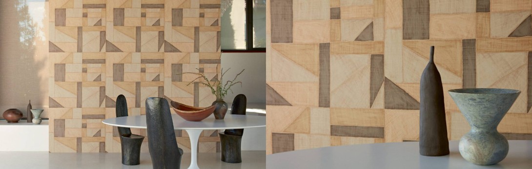 Elitis VP 944 10 La caravane Kungbo - tapeta geometryczna