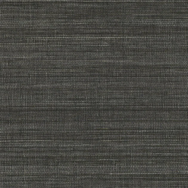 Casamance 70162735 Sisalana Picta Noir Acier - tapeta z sizalu