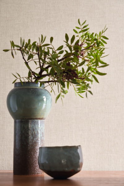Casamance 70933482 Hanae Elfe - tapeta z delikatnym wzorem jodełki