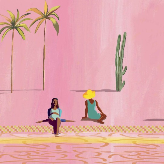 Elitis DM 908 01 360° Vénus - mural w egzotyczny krajobraz