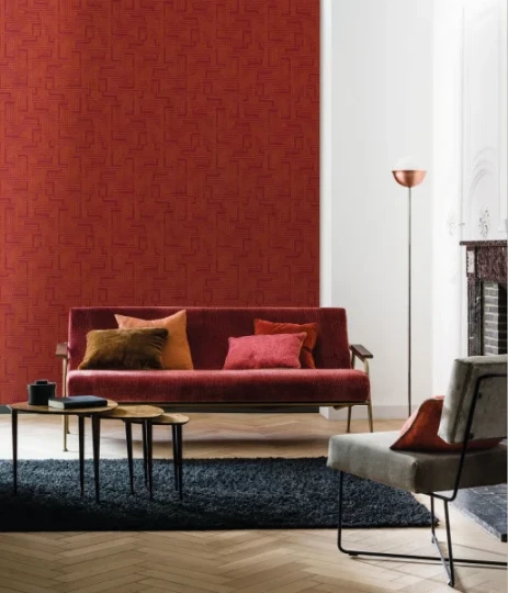 Casamance 70610265 Amboise Hautefort - tapeta geometryczna