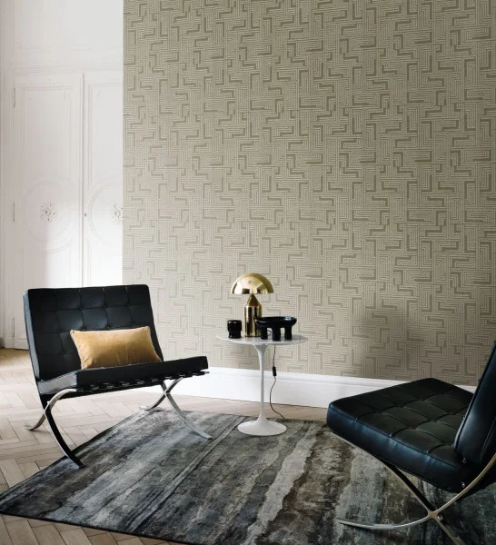 Casamance 70610265 Amboise Hautefort - tapeta geometryczna