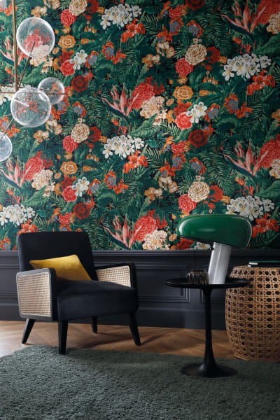 Casamance 70671740 Bagatelle Eglantyne - tapeta roślinna