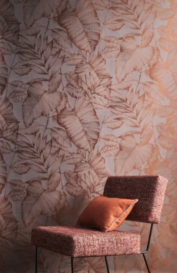 Casamance 70520180 Escambray Hoja - tapeta z roślinnym wzorem