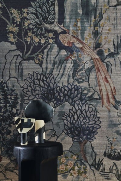 Casamance 71280209 Exploration Hang Mua Marine - mural z sizalu w krajobraz wietnamskiej doliny