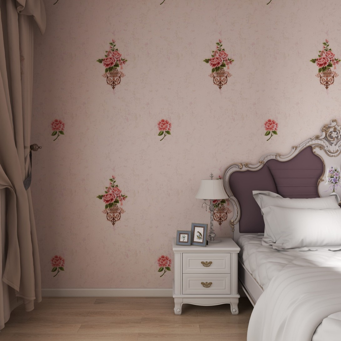 Walltextile 1-7 Ladywall - tapeta w bukiety kwiatów