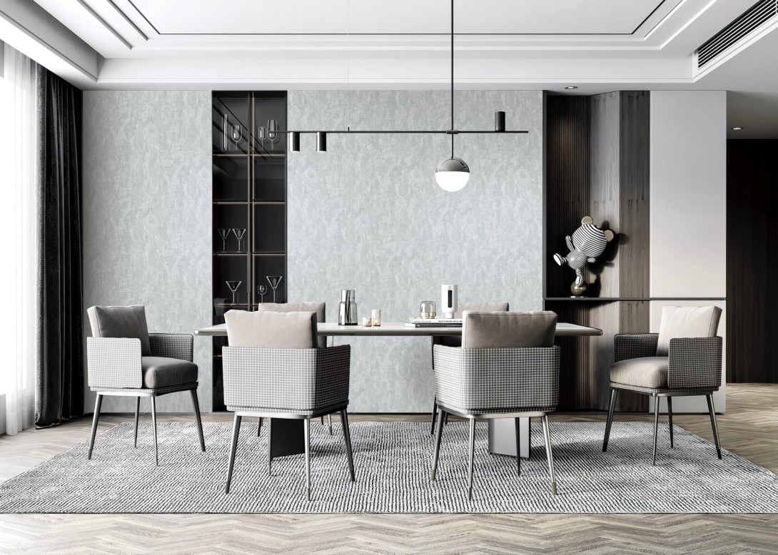 Walltextile 1-30 Ladywall - tapeta o wzorze poprzecieranej jodełki