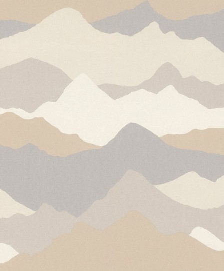 Rasch Textil 301983 Bloomsbury Finn Beige & Grey - tapeta pejzaż górski