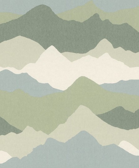 Rasch Textil 302089 Bloomsbury Finn Sage Green - tapeta pejzaż górski