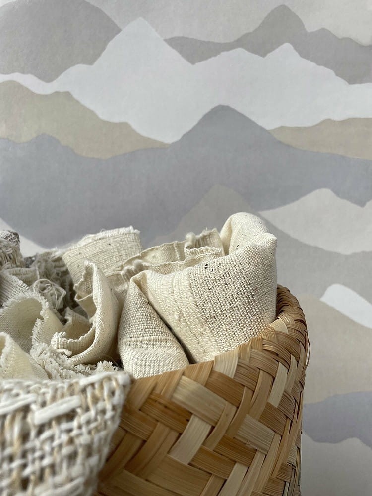 Rasch Textil 302089 Bloomsbury Finn Sage Green - tapeta pejzaż górski