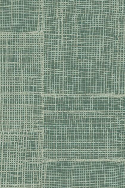 Arte 18920 Essentials Totem Rabane Malachite - tapeta geometryczna imitująca tkaninę