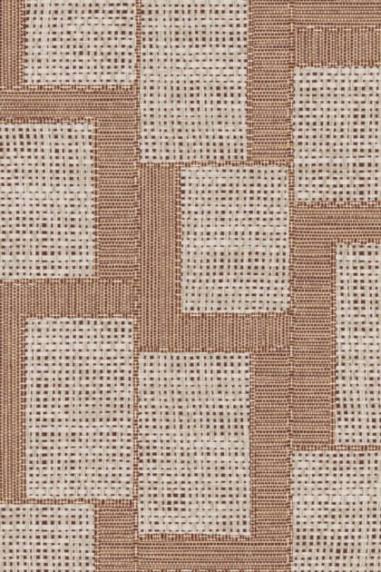 Arte 18944 Essentials Totem Esparto Africano Tartufo - tapeta geometryczna etniczna
