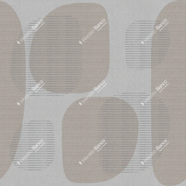 Inkiostro Bianco INKLIIE2303 Geometric Landscape Pebble - mural geometryczny