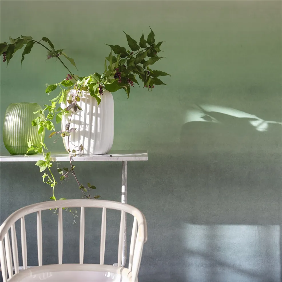 Designers Guild PDG1163/03 Scenes and Murals III Shoshi Jade - tapeta cieniowana