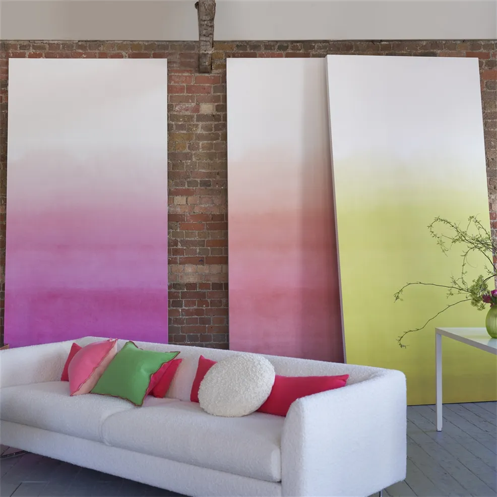 Designers Guild PDG1163/09 Scenes and Murals III Shoshi Coral - tapeta cieniowana
