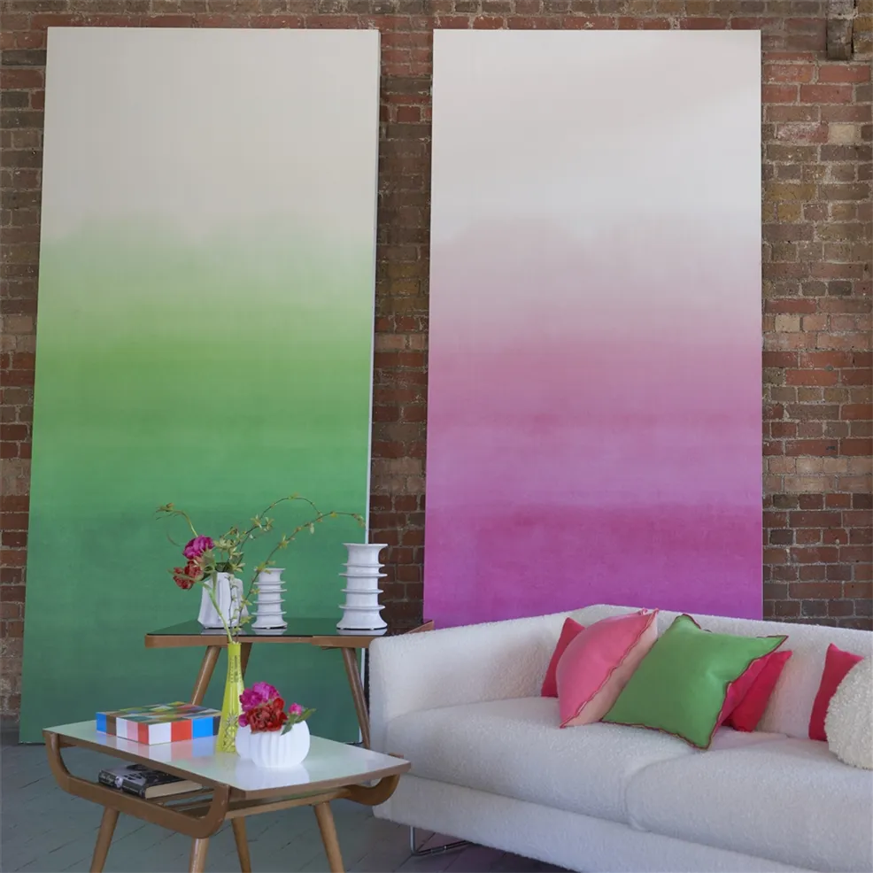 Designers Guild PDG1163/10 Scenes and Murals III Shoshi Fuchsia - tapeta cieniowana