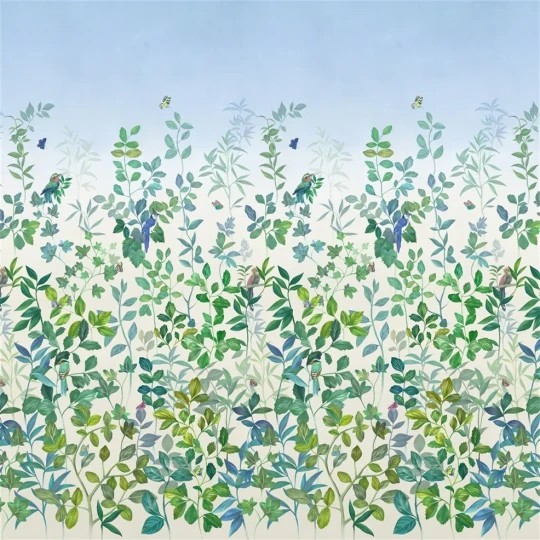 Designers Guild PDG1171/02 Scenes and Murals III Voliere Sky - tapeta roślinna