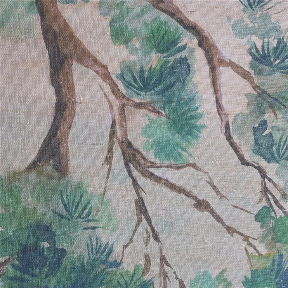 Designers Guild PDG1181/01 Scenes and Murals III Scene D Arbre Grasscloth Elm - tapeta z drzewem