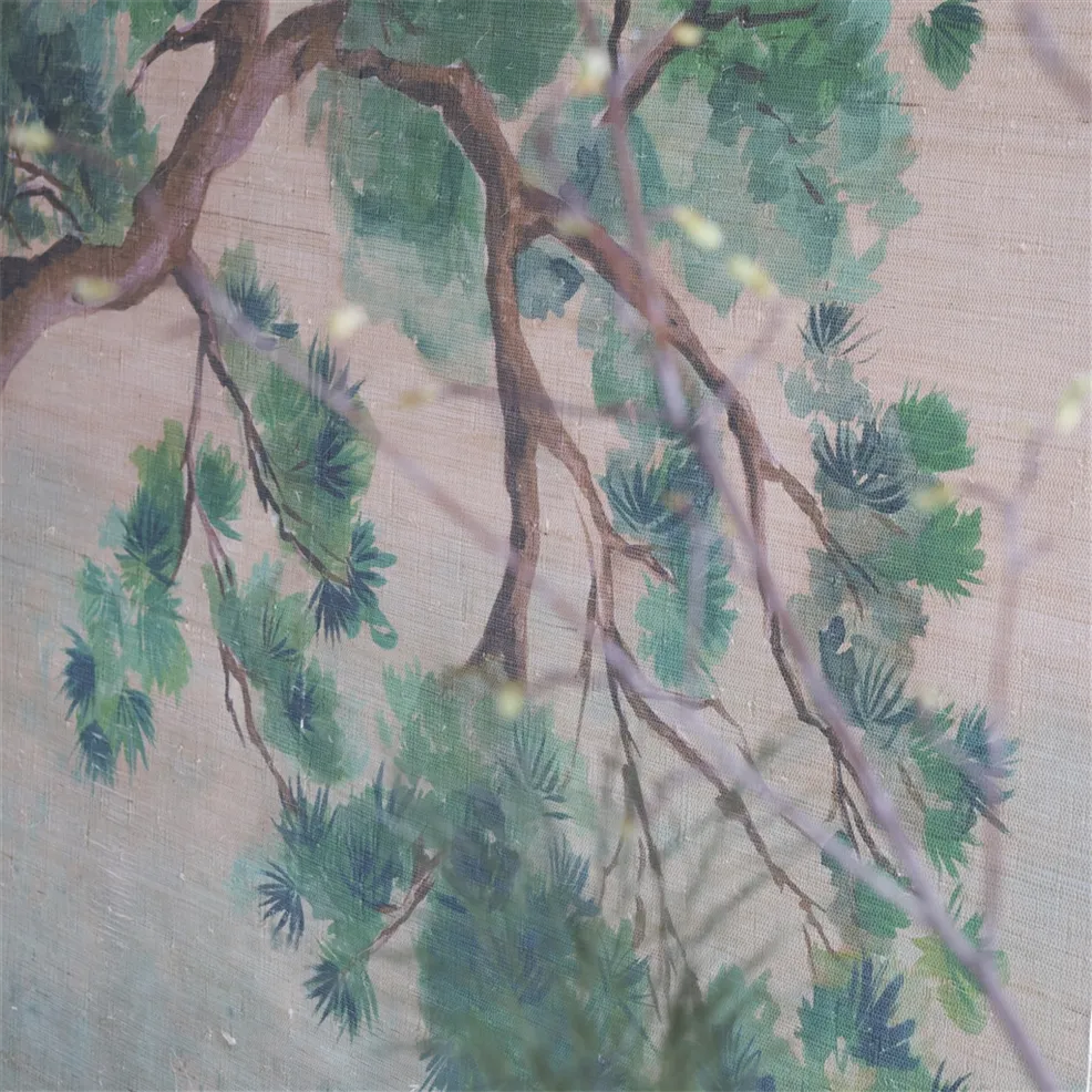 Designers Guild PDG1181/01 Scenes and Murals III Scene D Arbre Grasscloth Elm - tapeta z drzewem