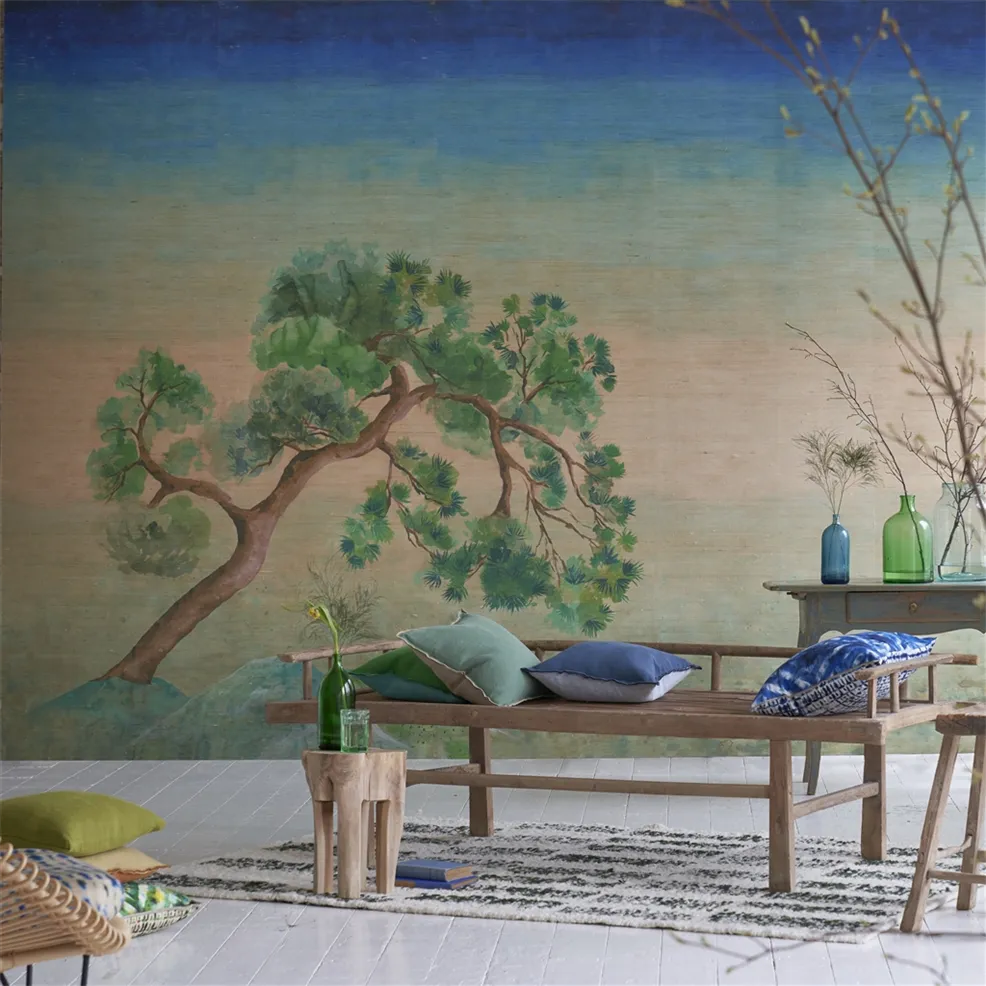 Designers Guild PDG1182/01 Scenes and Murals III Scene Aquarelle Elm - tapeta cieniowana