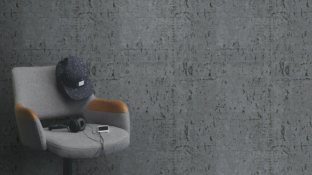 Rasch Textil 213682 Naturalis Kork Anthracit - tapeta korkowa