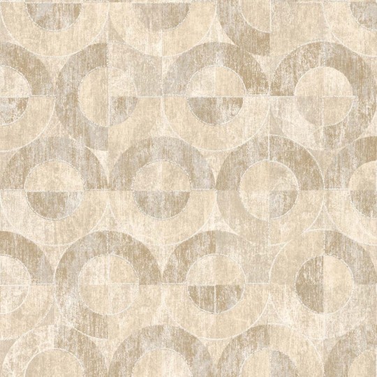 Rasch Textil 301860 Linen House Mill Stones Natural Linen - tapeta geometryczna