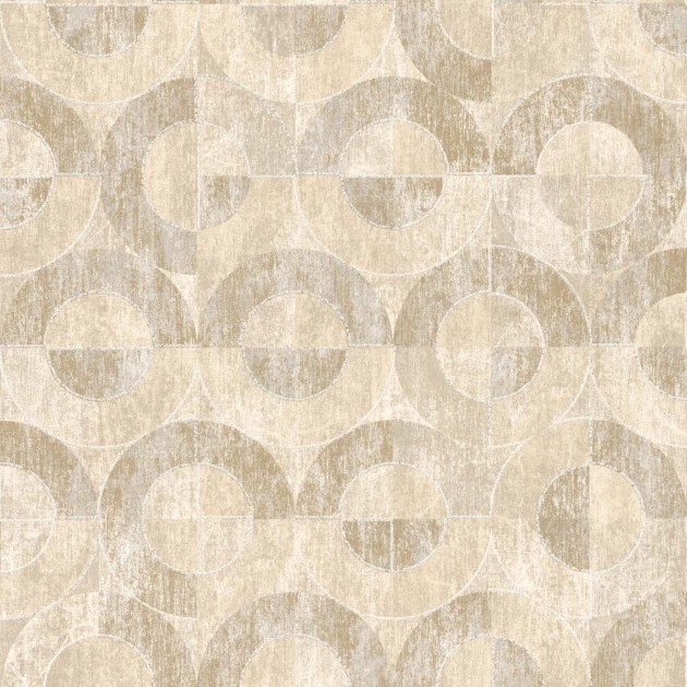 Rasch Textil 301860 Linen House Mill Stones Natural Linen - tapeta geometryczna