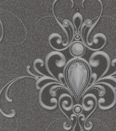 Marburg 54853 Gloockler Imperial - tapeta z motywem ornamentów z diamentami