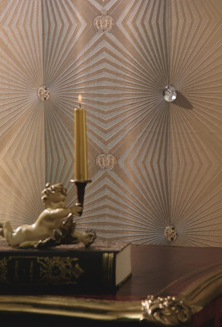 Marburg 54413 Gloockler Imperial - tapeta z motywem trójwymiarowych diamentów