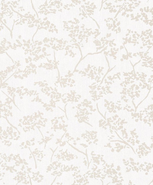 Marburg 32702 Schoner Wohnen II - tapeta z motywem delikatnych gałązek na lnianym tle