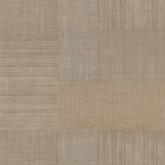 Casamance 76321222 Casa Azul Mestizo Mordore - tapeta geometryczna imitująca naturalne materiały