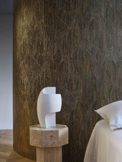 Casamance 76533364 Nature Precieuse Cinerea Vert de gris - tapeta w liście eukaliptusa