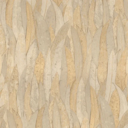 Casamance 75962956 Nature Precieuse Neluwa Paille - tapeta w liście