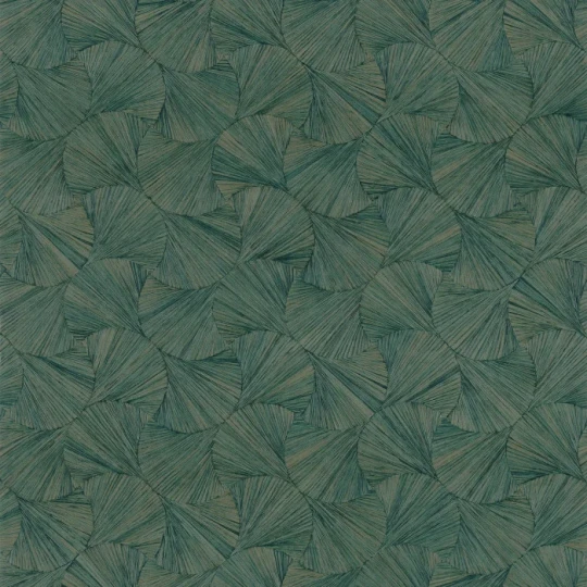 Casamance 75322446 Nature Precieuse Lombok Emeraude - tapeta w liście