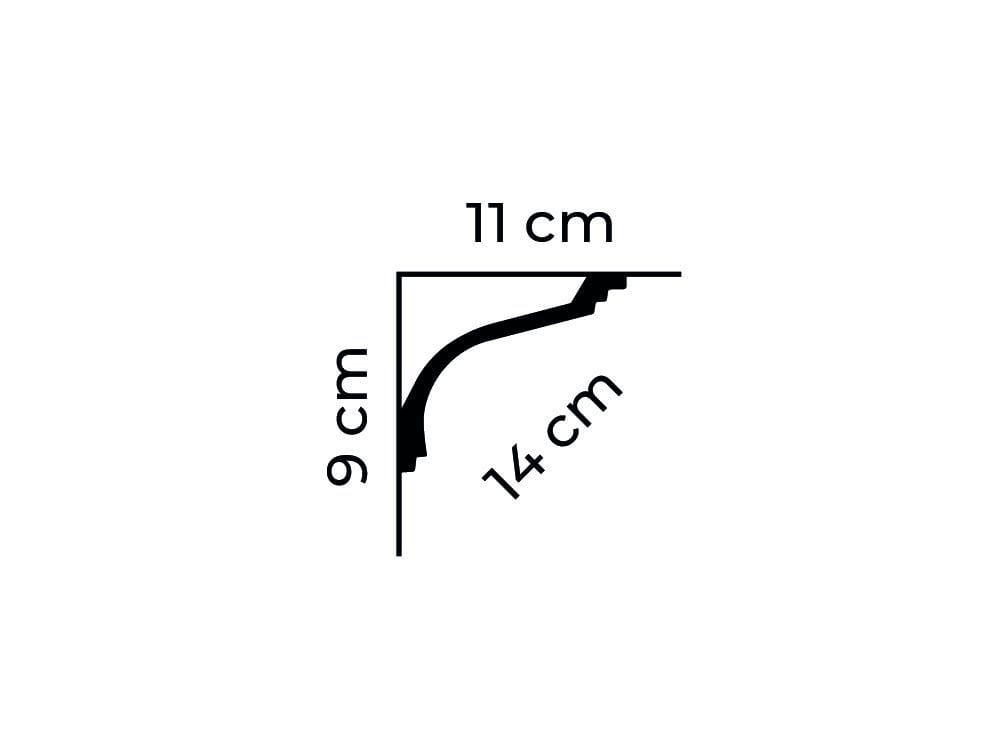 Listwa sufitowa Mardom MDB110F elastyczna