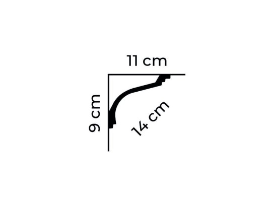Listwa sufitowa Mardom MDB110F elastyczna