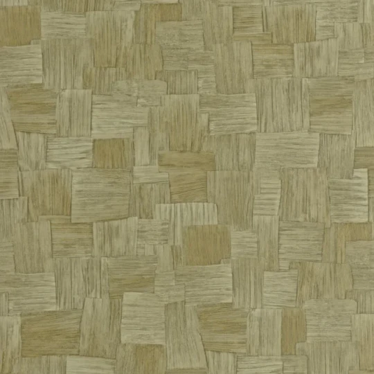 Casadeco 89747419 Babylone Dura Vert Olive - tapeta ze splotem